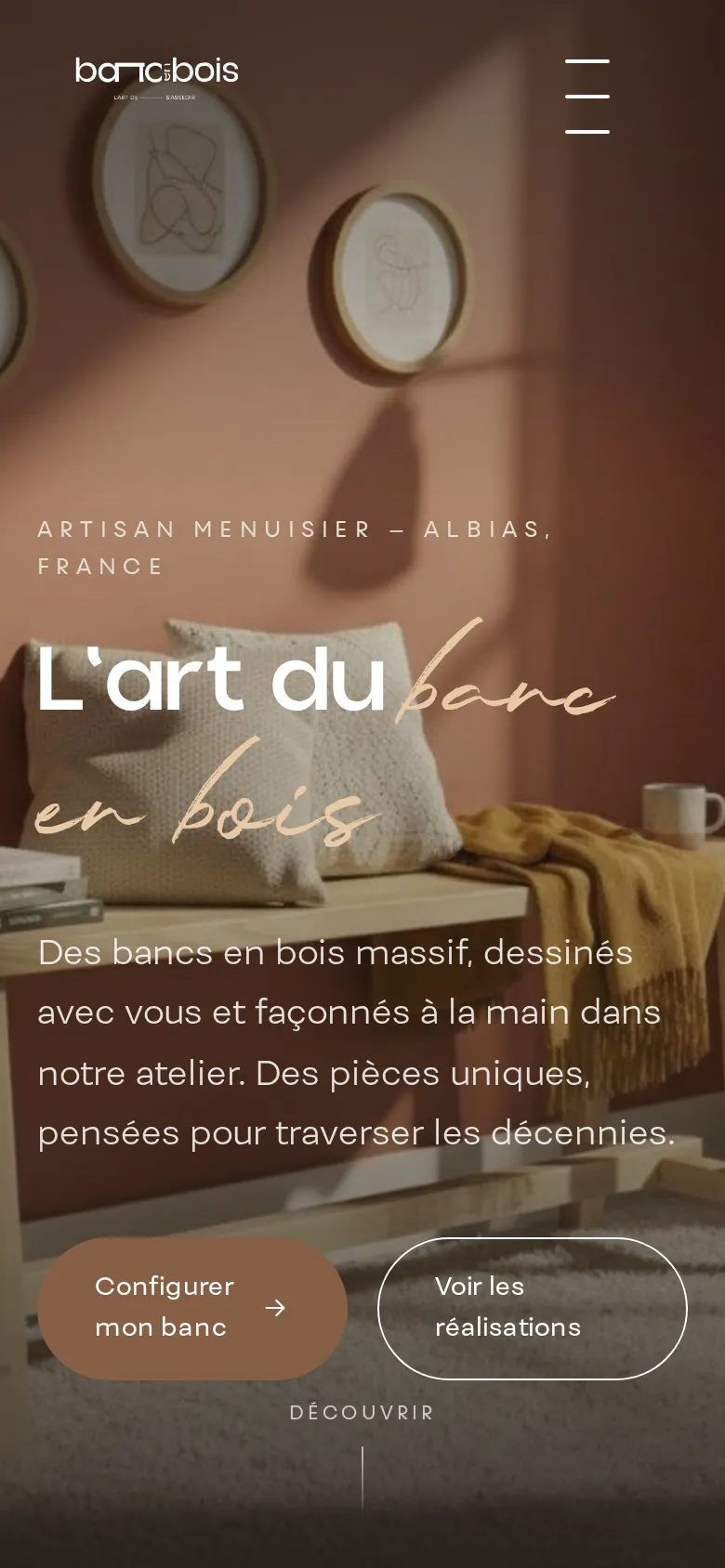 Banc-en-Bois sur téléphone