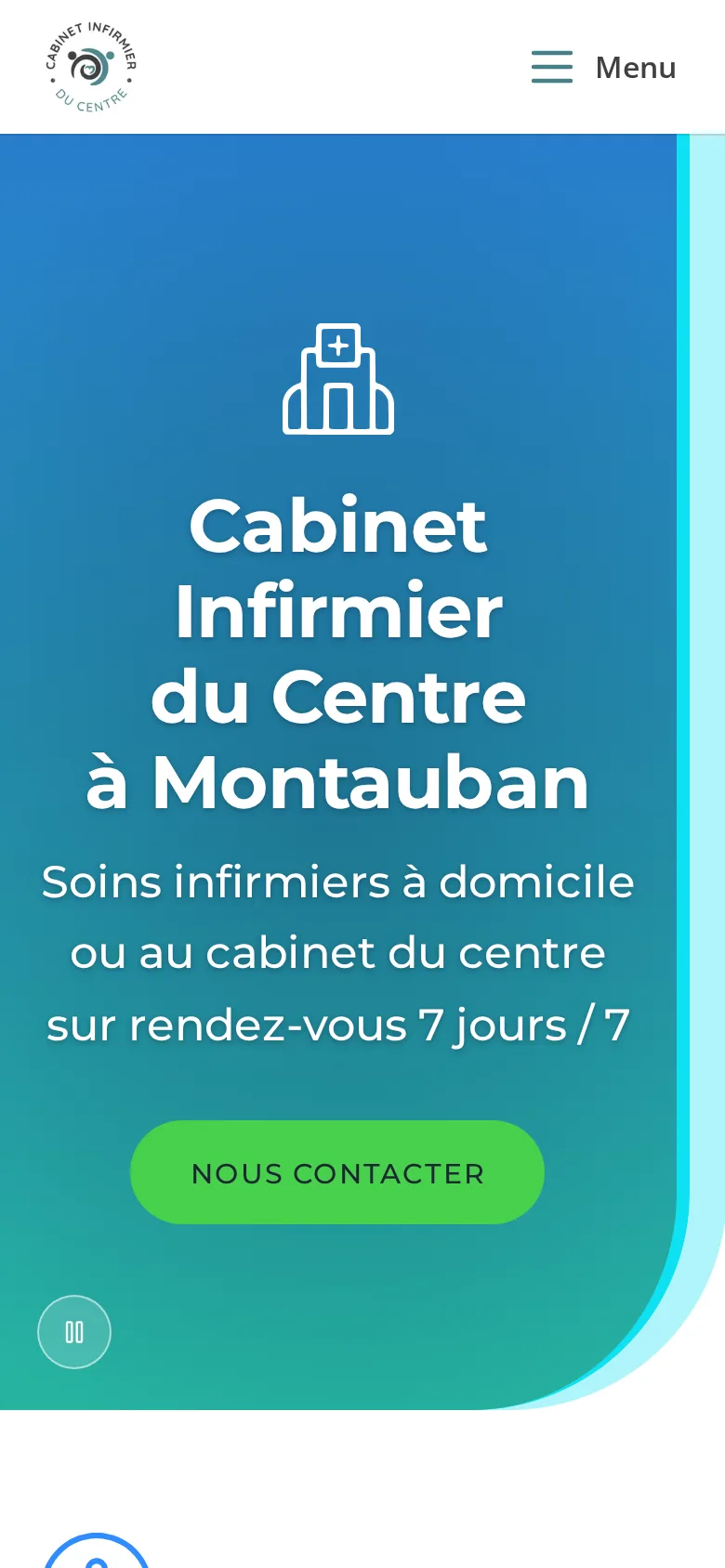 Cabinet infirmier du Centre sur téléphone