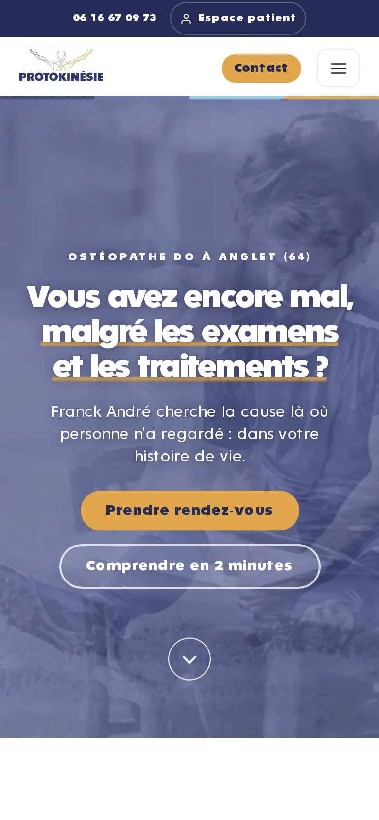 Protokinésie sur téléphone