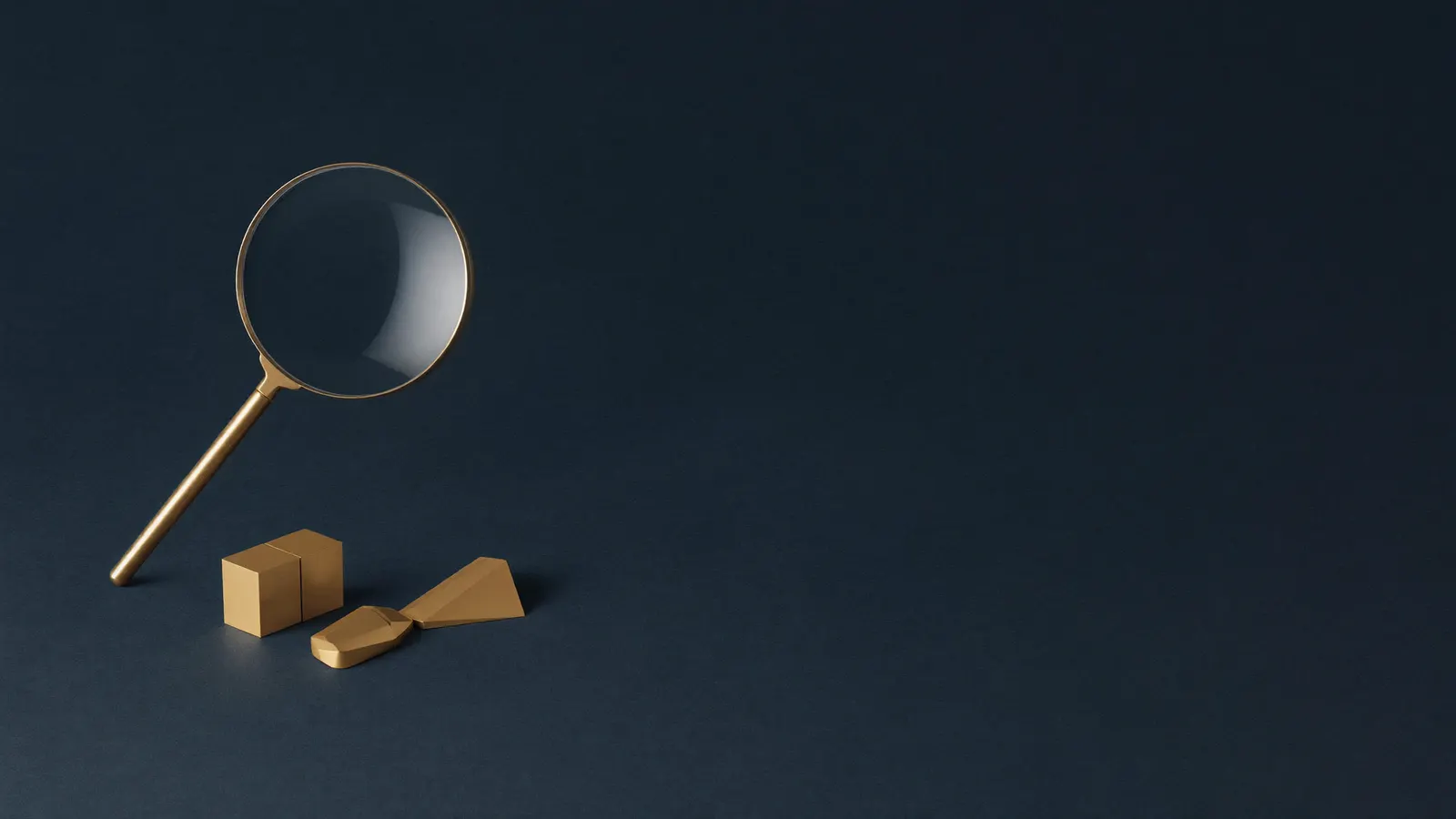 SEO Tarn-et-Garonne — loupe dorée sur barre de recherche, illustration 3D